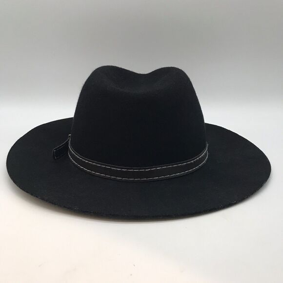 Madden Girl Women's 100% Wool Felt Fedora OSFA Buckle Band Western Cowboy Hat - Picture 4 of 12